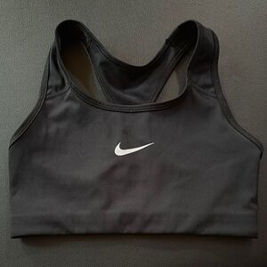 Nike Black medium Racerback Sports Bra Moisture-Wicking